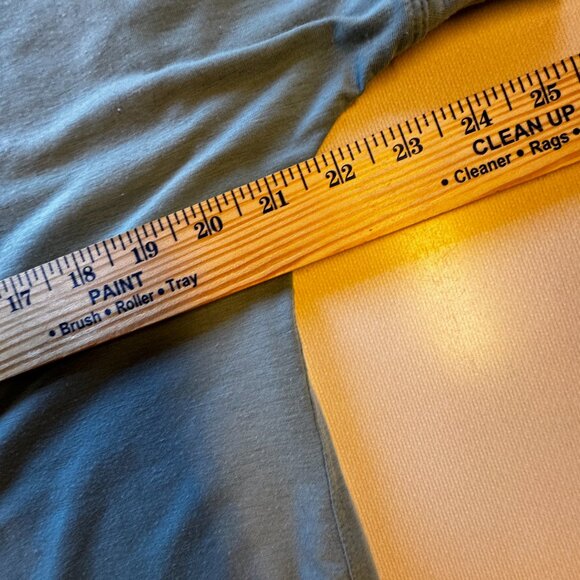 Columbia Easy Does It Tee Womens LG Blue Short Cuffed Dolman Sleeve Curved Hem - Picture 5 of 8